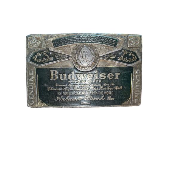 Vintage Budweiser Belt Buckle - Picture 1 of 7